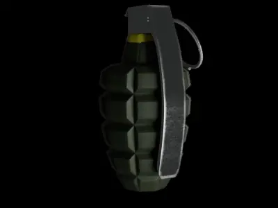 Grenade Low-poly 3D model