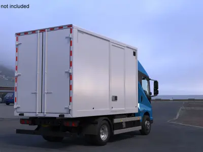 Electric Truck BYD ETM6 Blue 3D model