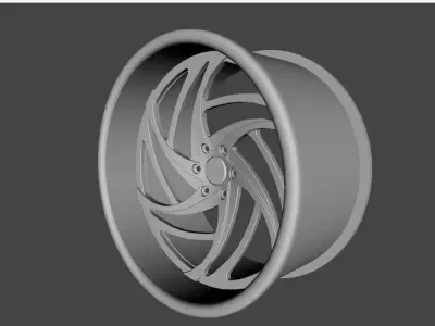 WHEEL BASED on JXT FORGED REVOLT 3D model