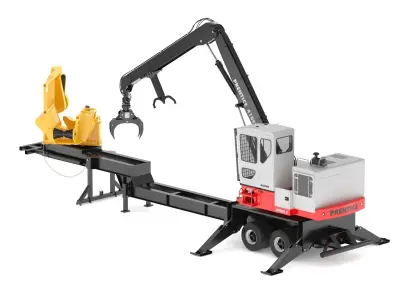 Prentice 410ex Knuckleboom Loader 3D model