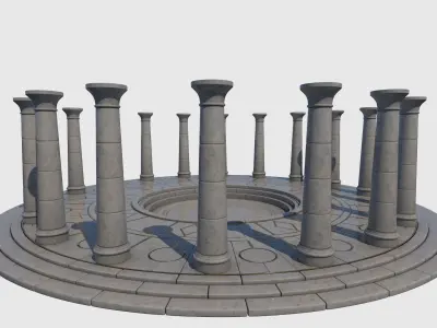 Ancient Altar 3D model