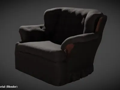 Grandmas Ugly Chair 3D model