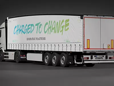 2025 Mercedes-Benz eActros 600 3D model