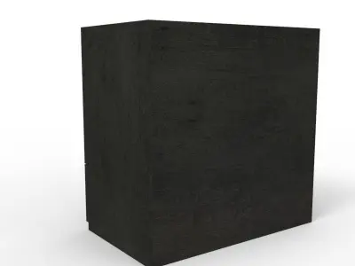 Tall Drawer Low-poly 3D model