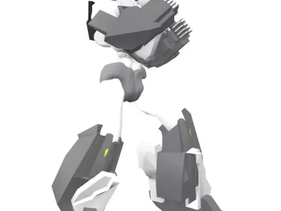 Gundam Sema Project Low-poly 3D model