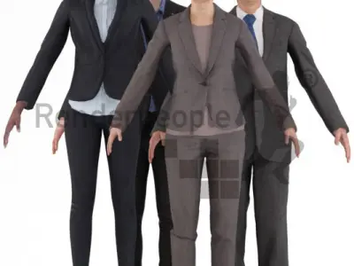 Mega Bundle Business Rigged 001 – 005