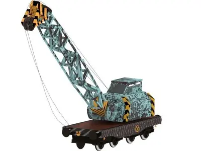 crane toy 3D model
