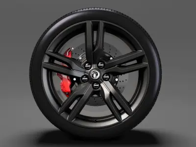 Vauxhall VXR8 wheel 2017 3D model