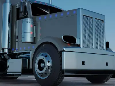 peterbilt truck Free 3D model