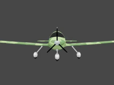 Plane Cirrus S22 3D model