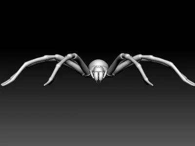 Fishing Spider Low-poly 3D model