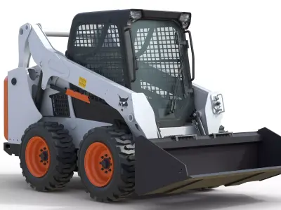 BobCat Steer Loader S590 Low-poly 3D model