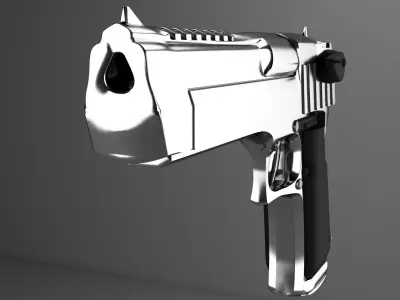 DESERT EAGLE - HIGH POLY 3D model