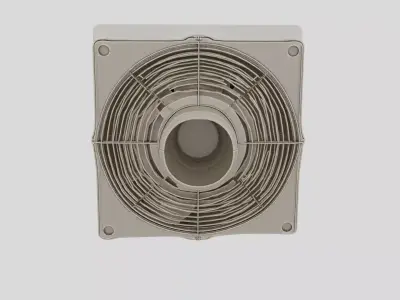 Industrial Factory Warning Siren for 3D print 3D model