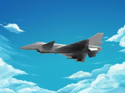  Chengdu J-10 Vigorous Dragon 3D print model