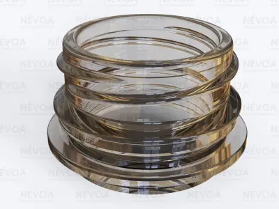 Neck finish - PCF 33P 1 - voluntary standard hot fill finish 3D model