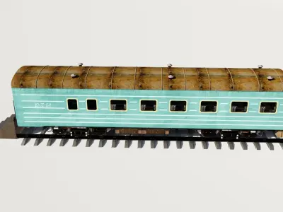 Trainwagontracks 3D model