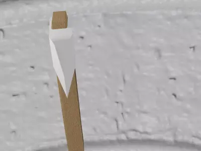 iron axe ready to import into the game Free low-poly 3D model