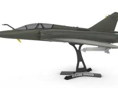 Mirage 2000D 3D print model