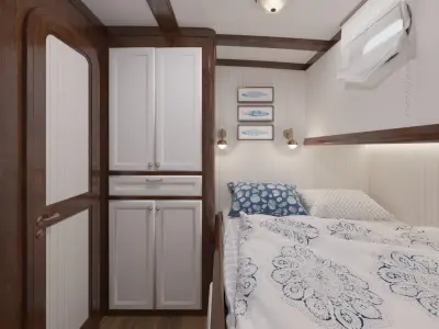 Boat 3d Model L1 Boat Cabin Design  3D model