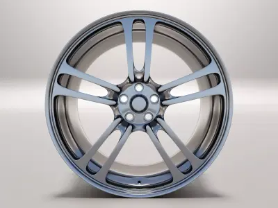 3D model rim wheel part8 3D model