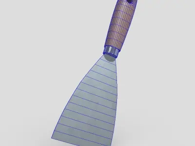 Painter Spatula Low-poly 3D model