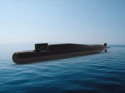 Delta-class submarine 3D model