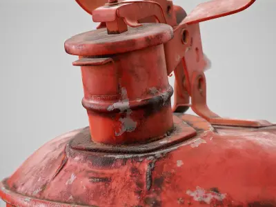 Gas Can Low-poly 3D model purchase