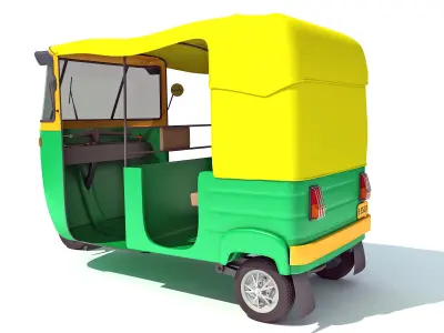 Auto Rickshaw 3D model order