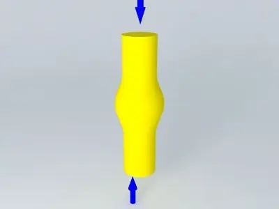 Compression strain Free 3D model