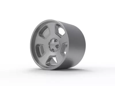 FOOSE FURY CONCAVE-v2 WHEEL 3D PRINT MODEL  3D print model