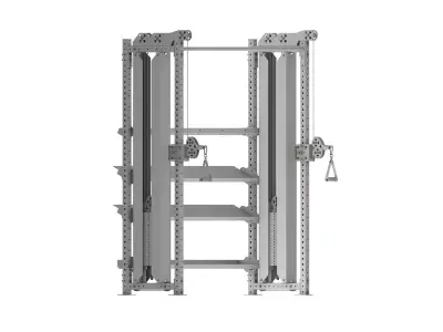 Pulley Storage Low-poly 3D model
