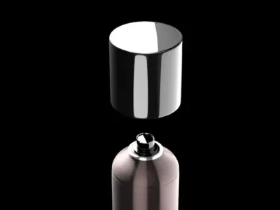 Perfume Spray Bottle Low-poly 3D model