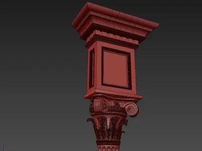 Pilaster Classic 1 3D model