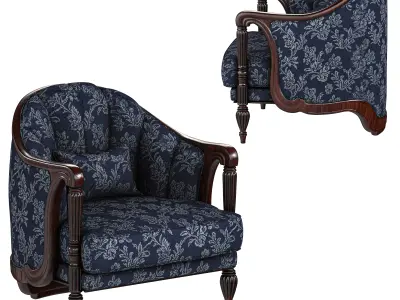 Ravencrest Classic Armchair 3D model