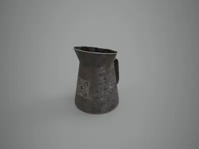 OLD JUG LOW POLY Low-poly 3D model