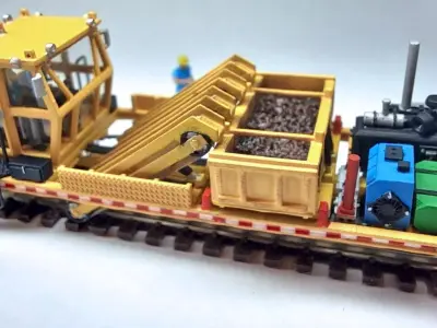 HO Scale Metal Reclaimer MOW 3D print model