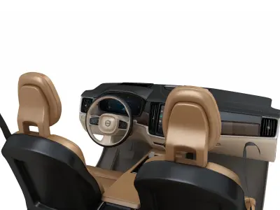car interior 3D model