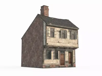 Around the 18th century buildings were constructed 3D model