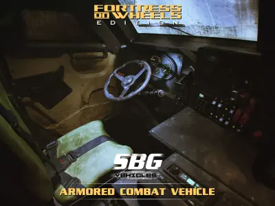 SBG Armored Combat Vehicle - Fortress On Wheels Edition Low-poly 3D model