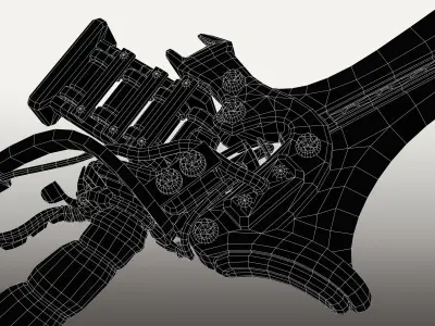 Cyberpunk Sword Low-poly 3D model purchase