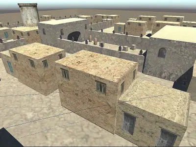 shooting env Free low-poly 3D model