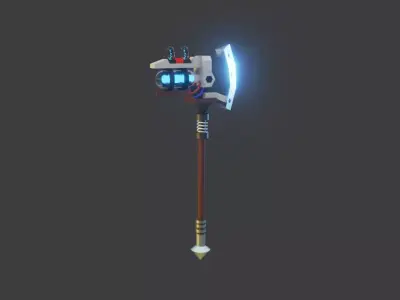 AXE Fortnite-Style Low-poly 3D model