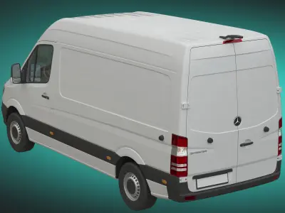 Mercedes-Benz Sprinter 2015 PanelVan L2H2 3D model