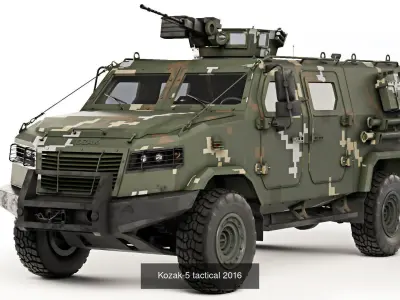 Collection of equipment of the Armed Forces of Ukraine 3D Model Pack