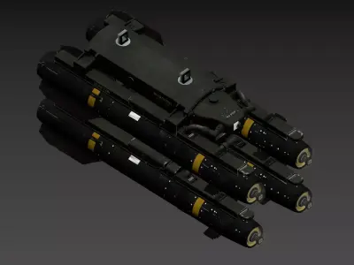 AGM-114 Hellfire 3D model buy