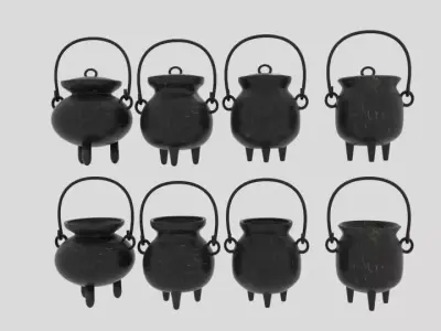 Cauldron Pack  3D model