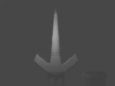 Cartoon Sword Free 3D model