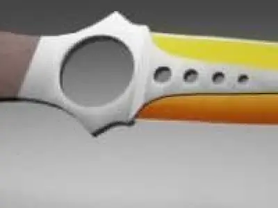 Knife the skeleton CS GO 3D model