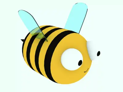 Bee cute Free 3D model